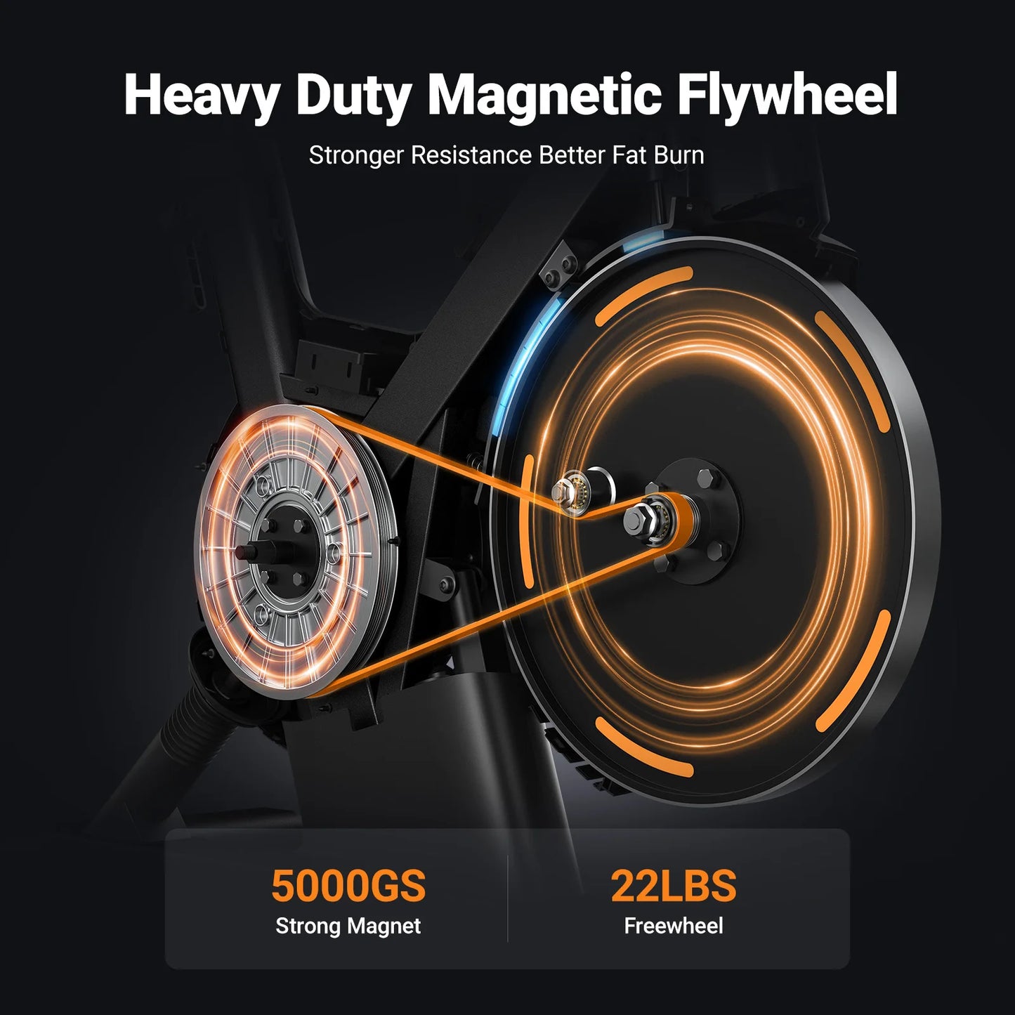 MERACH Smart Magnetic Exercise Bike for Home Workouts