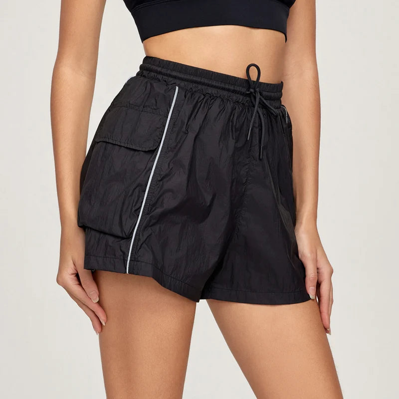 Vitalinovo Women's High Waisted 2 in 1 Running Shorts