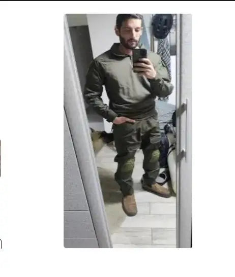 Men's Tactical Camouflage Suit for Outdoor Activities