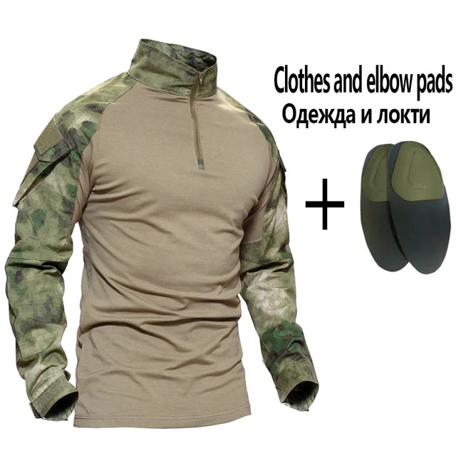 Men's Tactical Camouflage Suit for Outdoor Activities