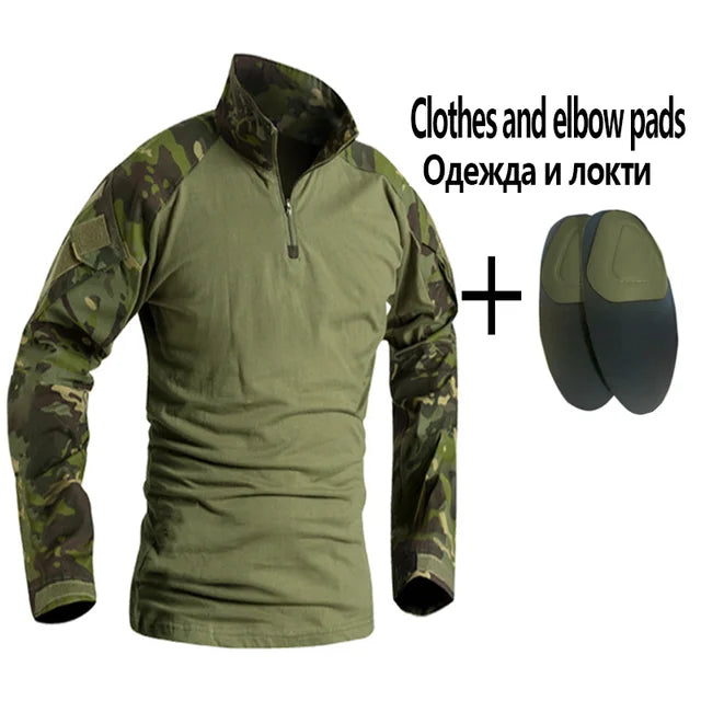 Men's Tactical Camouflage Suit for Outdoor Activities