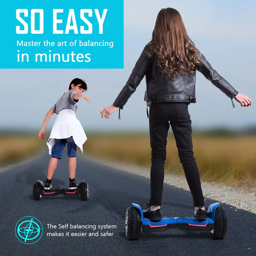 Gyroor Warrior 8.5 Inch Off-Road Hoverboard with Bluetooth