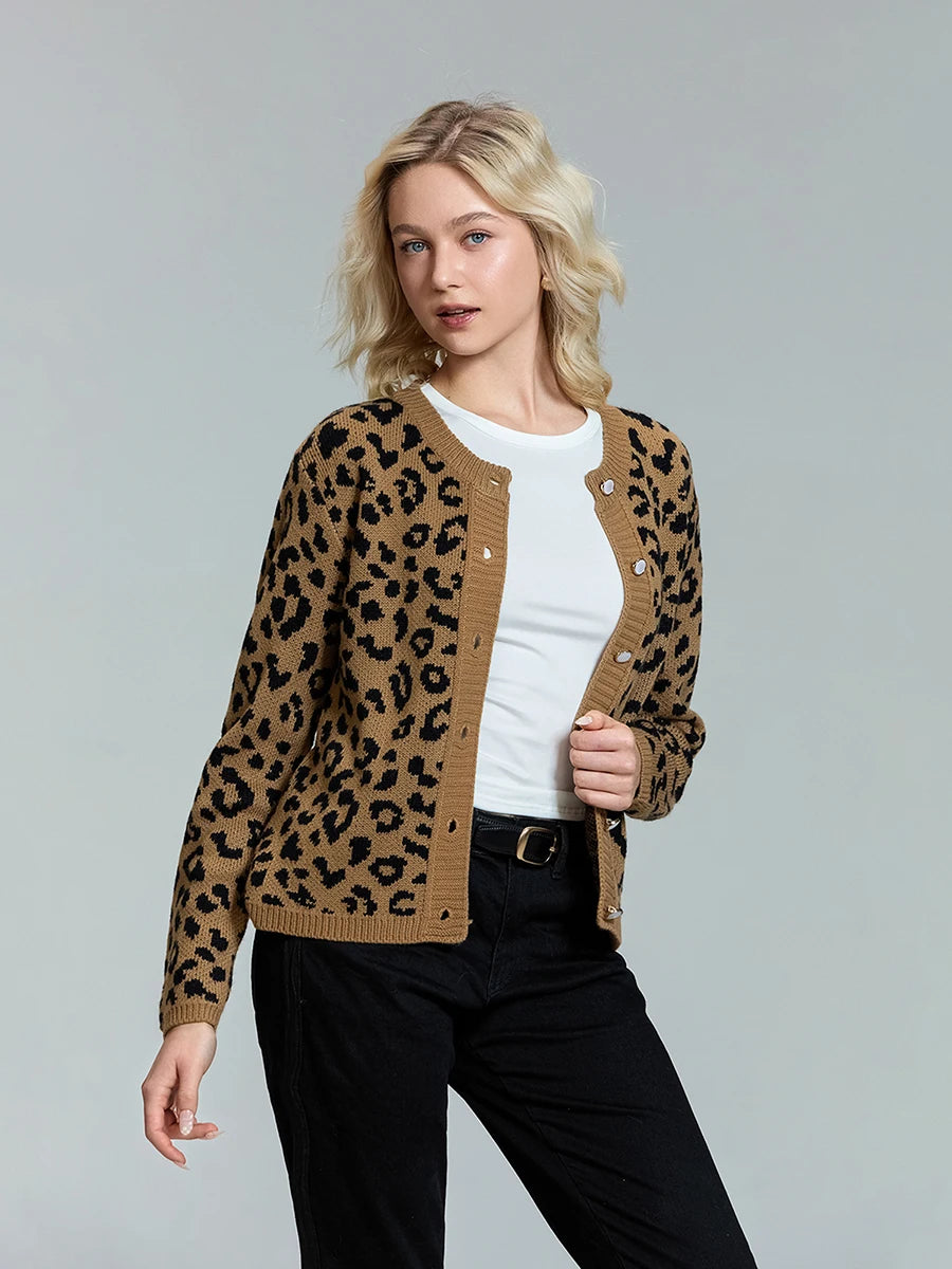 Women Long Sleeve V Neck Cardigan With Pockets Solid Color
