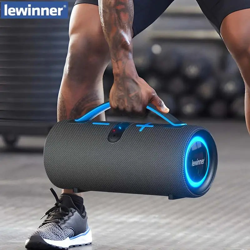 Lewinner Portable Wireless Speaker with 60W Deep Bass