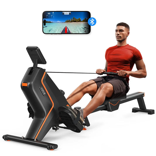 UTRYUP Foldable Magnetic Rowing Machine with 16 Levels