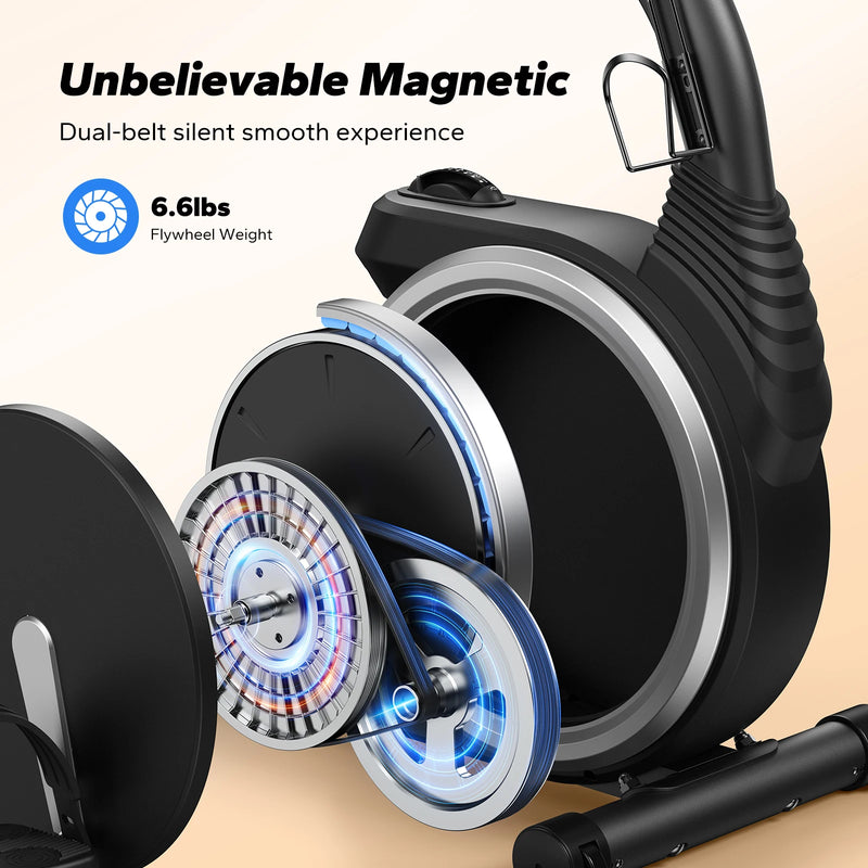 MERACH Recumbent Exercise Bike High-end for Home Light Commercial Bikes for Seniors Adult Magnetic Stationary Heart Rate Handle