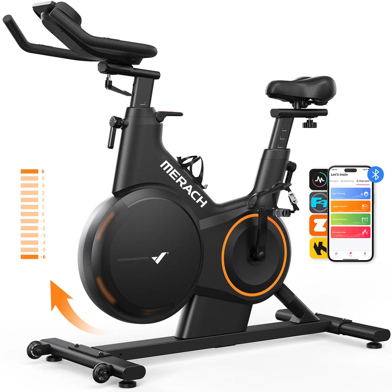 MERACH Smart Magnetic Exercise Bike for Home Workouts