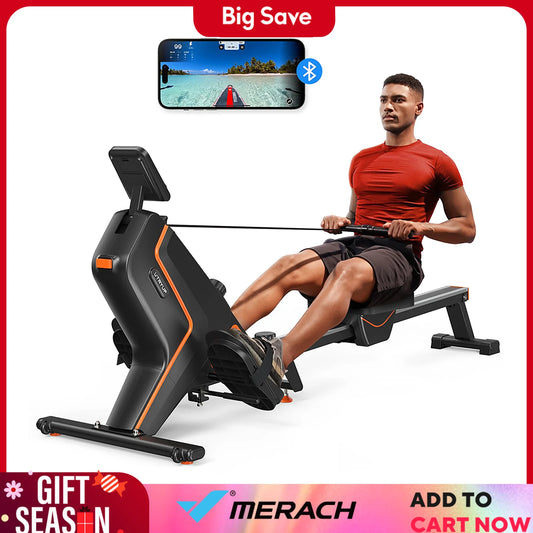 UTRYUP Magnetic Rowing Machine with 16 Levels of Resistance