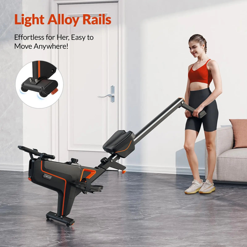 UTRYUP Foldable Magnetic Rowing Machine with 16 Levels