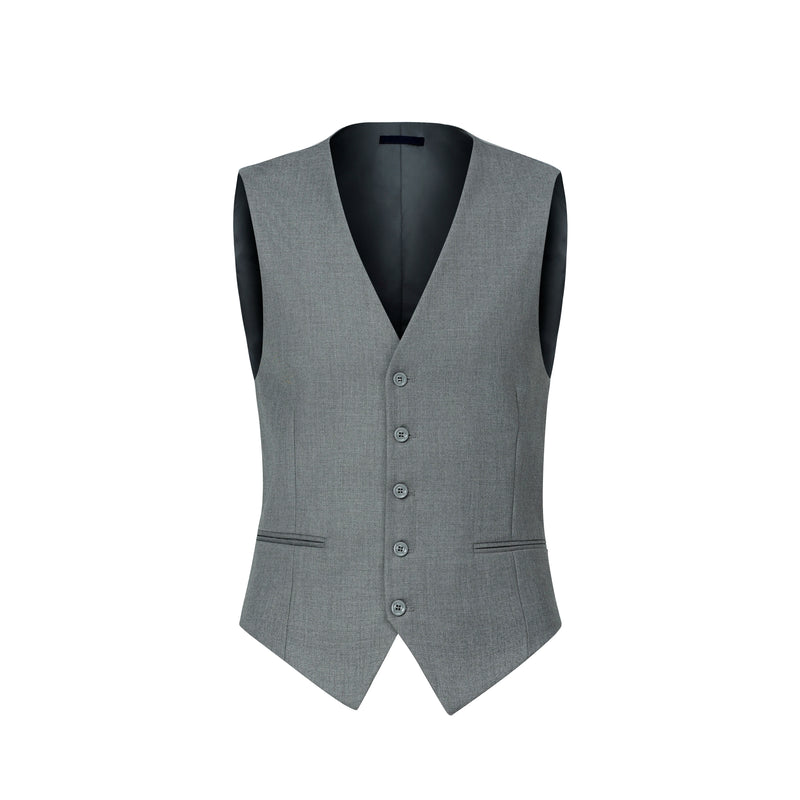 Mens Classic Color 3 Piece Suit Set Regular Fit Blazer