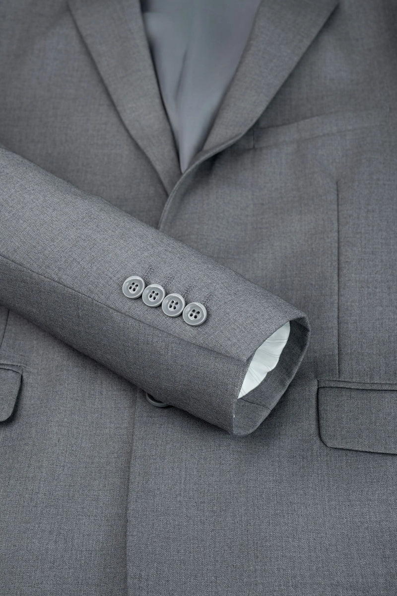 Mens Classic Color 3 Piece Suit Set Regular Fit Blazer