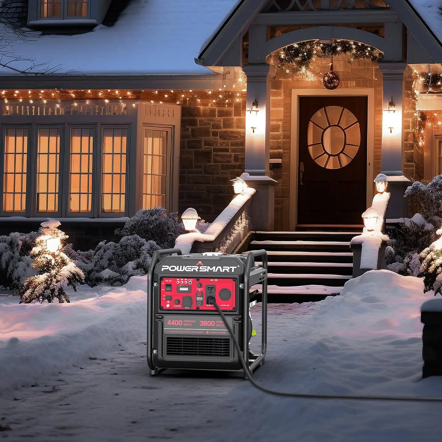 4400 Watt Gas Portable Generator for RV and Home Backup