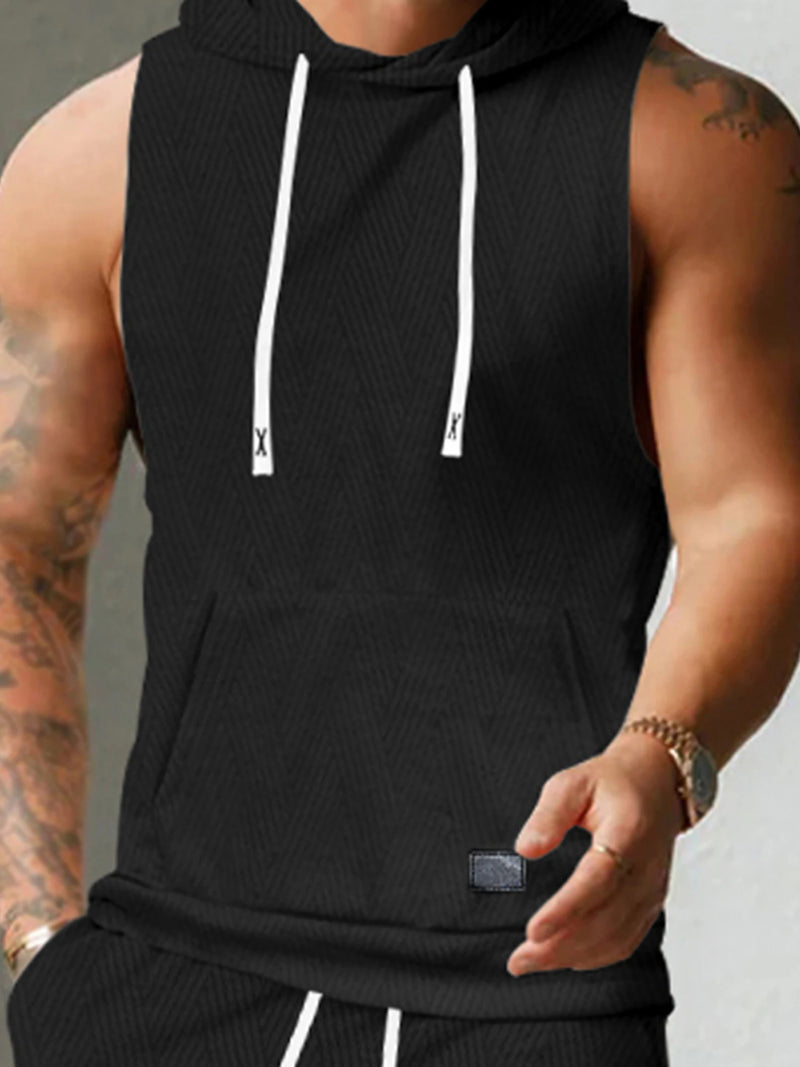Mens Lightweight Sleeveless Tank Top Breathable Vest For Gym