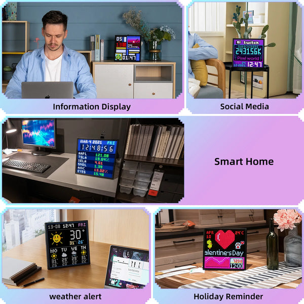 Divoom Pixoo 64 WiFi LED Panel for Pixel Art Display