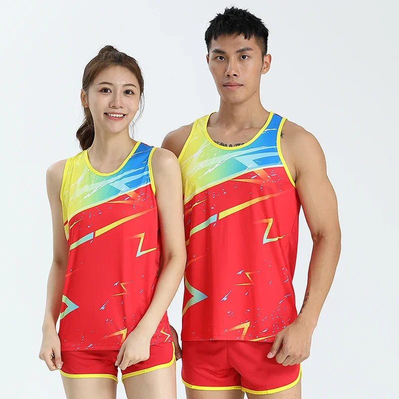 Men Quick Dry Running Set Lightweight Sports Uniforms