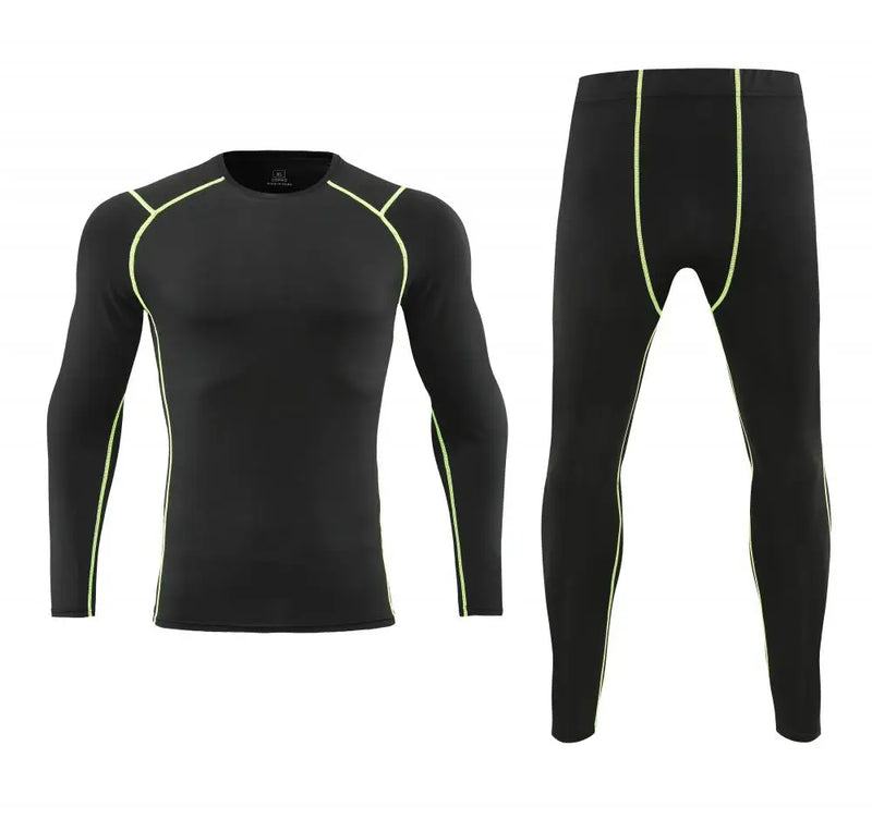 Men's Fitness Compression Tights Gym Workout Pants