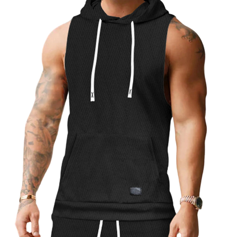 Mens Lightweight Sleeveless Tank Top Breathable Vest For Gym