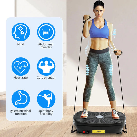 Vibration Plate Exercise Machine for Whole Body Fitness