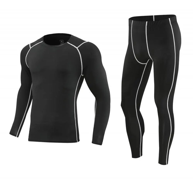 Men's Fitness Compression Tights Gym Workout Pants