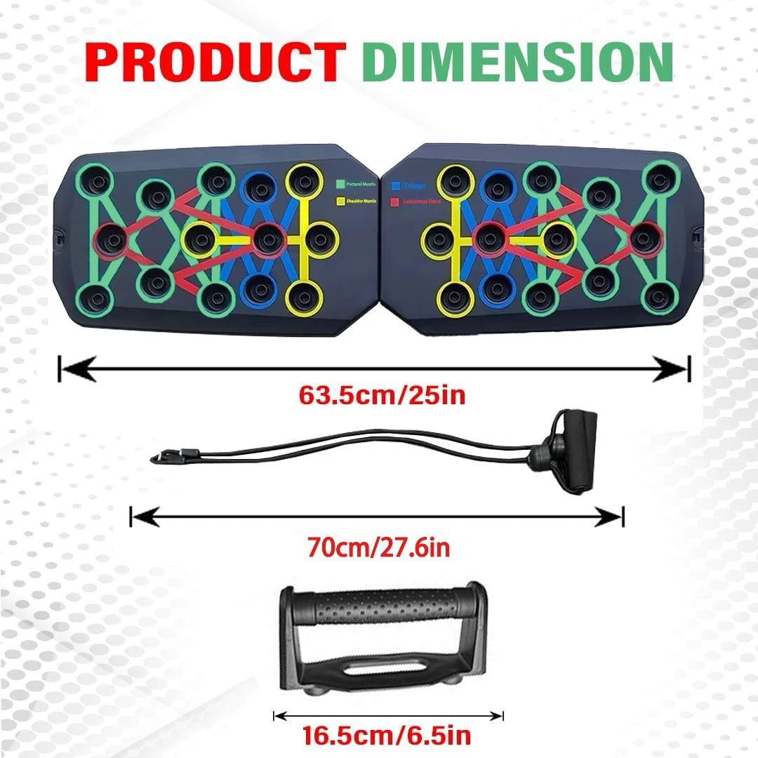 Portable Multifunctional Push-up Board Set for Fitness Training