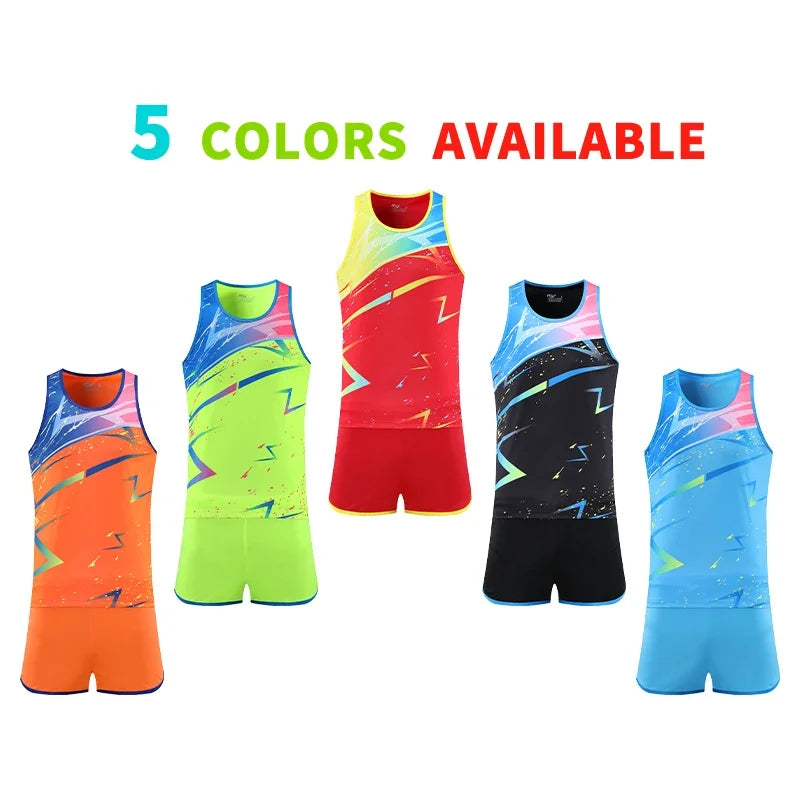 Men Quick Dry Running Set Lightweight Sports Uniforms