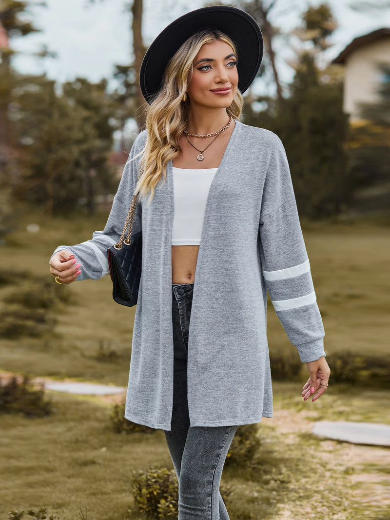 Boho Riche Waterfall Collar Cardigan for Spring Summer