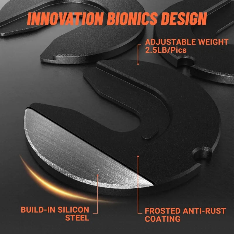 Adjustable Dumbbell Set 25/55 Lbs for Home Workouts