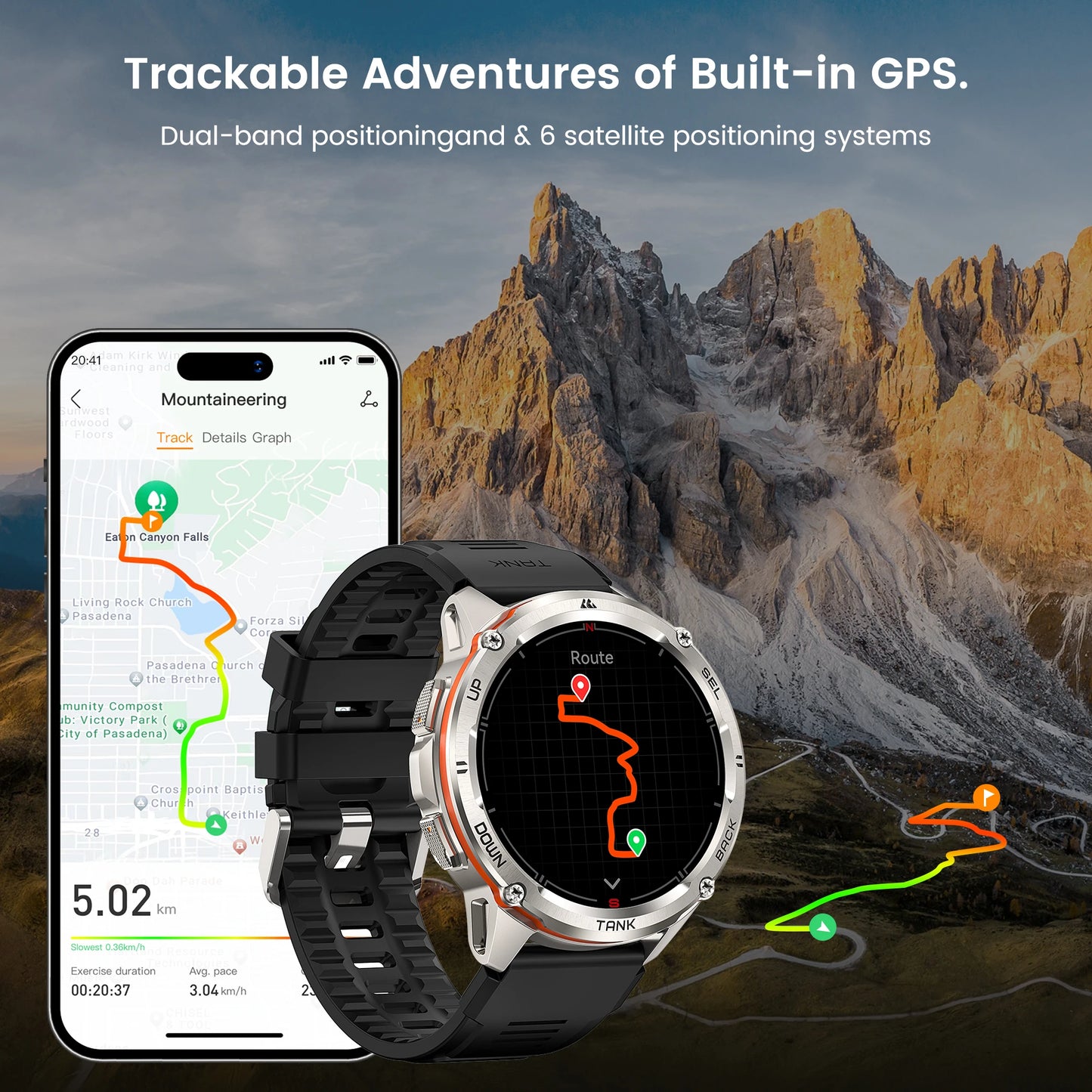 2025 New Kospet Tank T3 Ultra GPS Smart Watches for Men and Women Waterproof Electronic Fitness Digital Bluetooth Watches