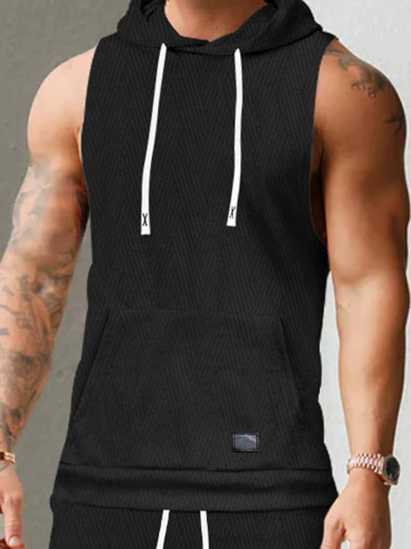 Mens Lightweight Sleeveless Tank Top Breathable Vest For Gym