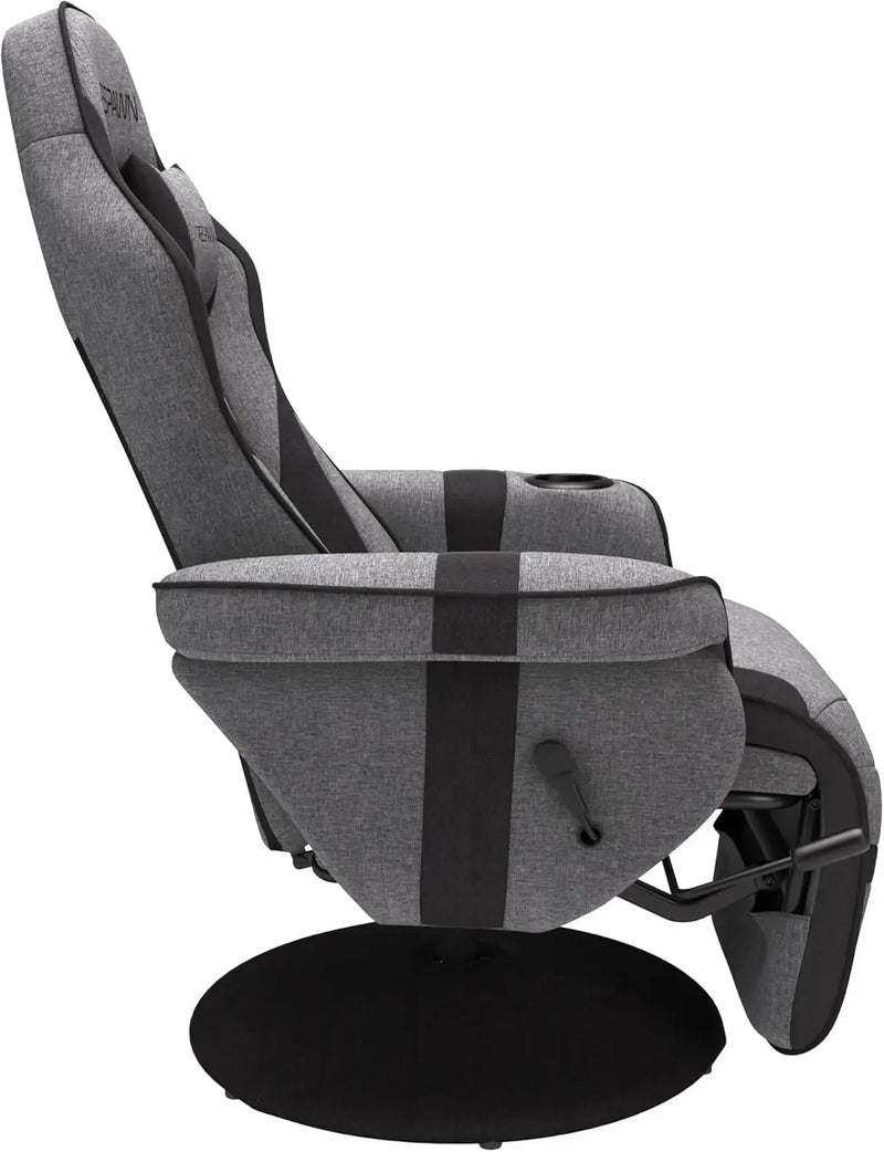 900 Gaming Recliner - Video Games Console Recliner Chair, Computer Recliner, Adjustable Leg Rest & Recline,Recliner, Gray Fabric