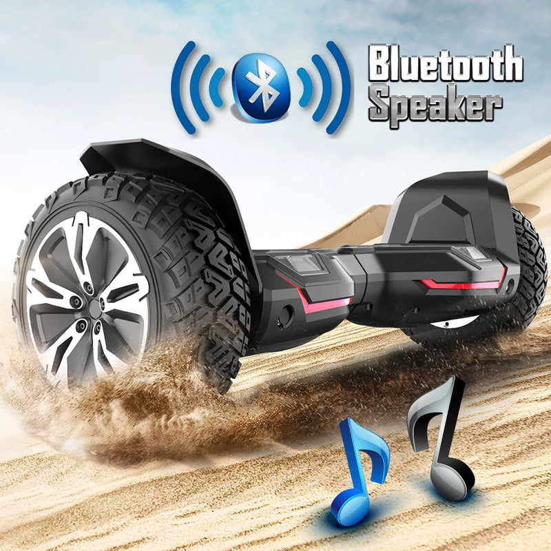 Gyroor Warrior 8.5 Inch Off-Road Hoverboard with Bluetooth