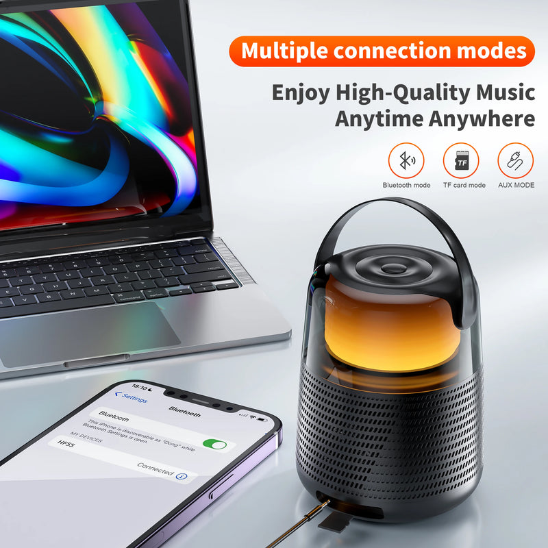 QERE HF55 Bluetooth Speaker with Hi-Res 20W Audio Wireless HiFi Portable Waterproof IPX5