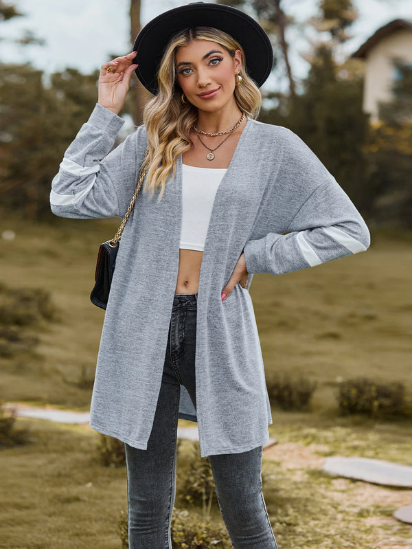 Boho Riche Waterfall Collar Cardigan for Spring Summer