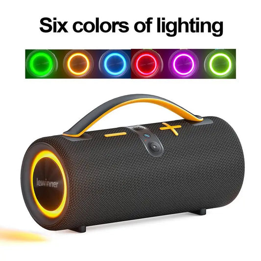 Lewinner Portable Wireless Speaker with 60W Deep Bass