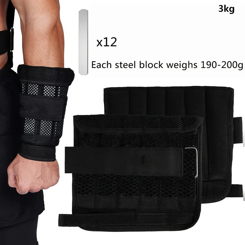 Adjustable Weight Vest and Ankle Weights for Fitness Training