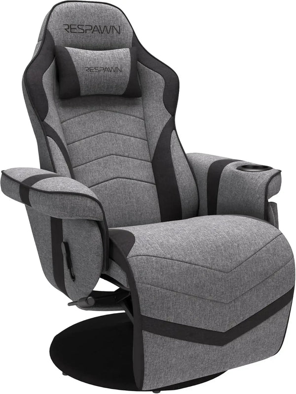 900 Gaming Recliner - Video Games Console Recliner Chair, Computer Recliner, Adjustable Leg Rest & Recline,Recliner, Gray Fabric