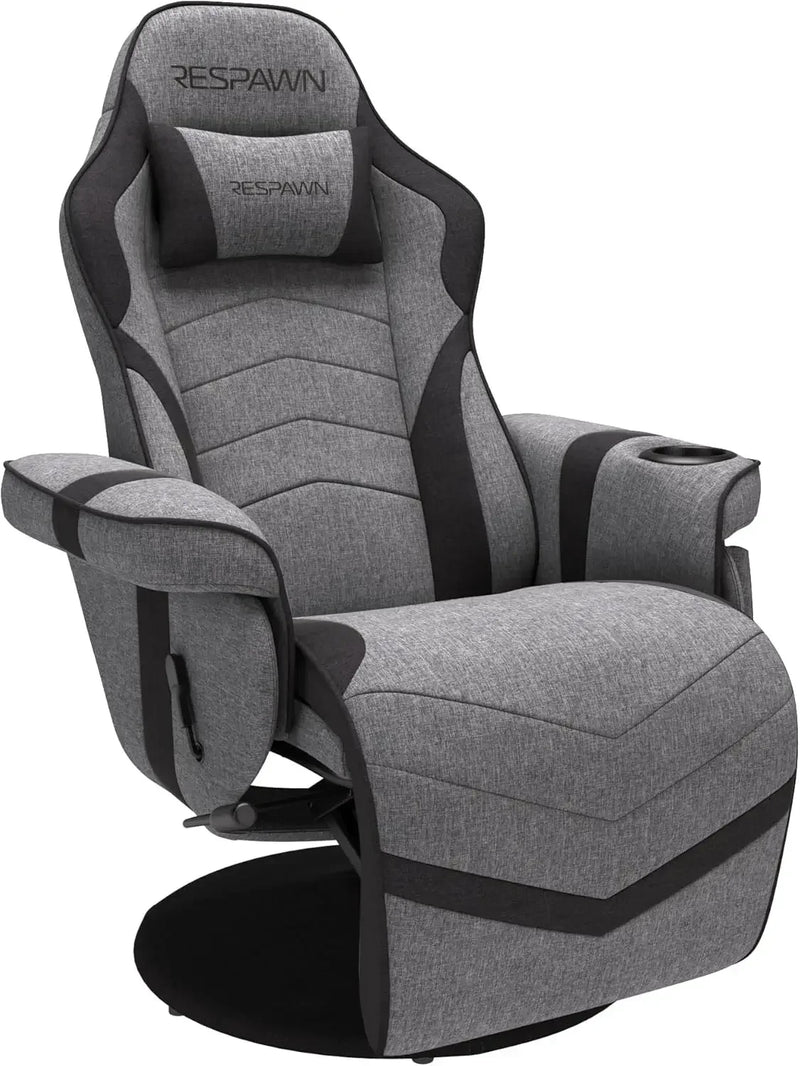 900 Gaming Recliner - Video Games Console Recliner Chair, Computer Recliner, Adjustable Leg Rest & Recline,Recliner, Gray Fabric