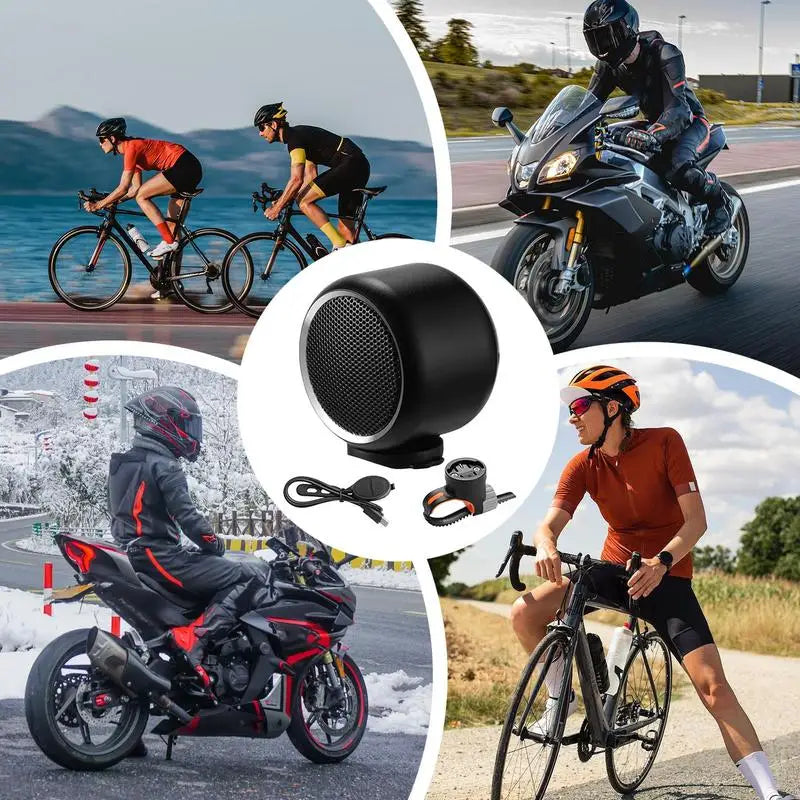 Portable Waterproof Motorcycle Speaker for Cycling and Travel