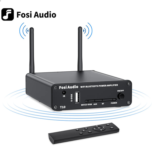 Fosi Audio T10 Wi-Fi Bluetooth Stereo Amplifier 100W