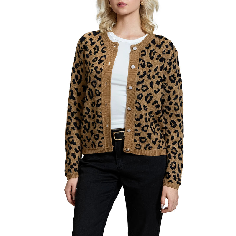 Women Long Sleeve V Neck Cardigan With Pockets Solid Color