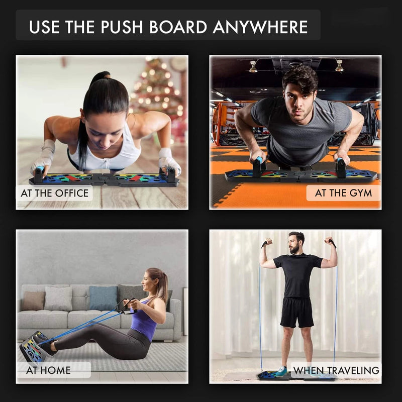 Portable Multifunctional Push-up Board Set for Fitness Training