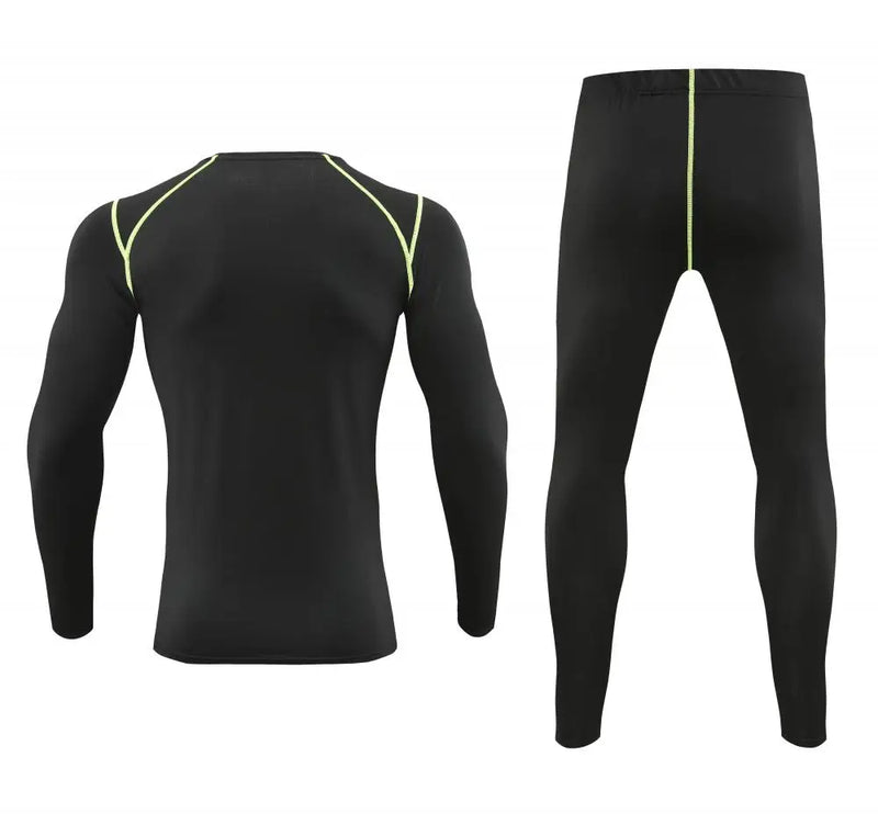 Men's Fitness Compression Tights Gym Workout Pants