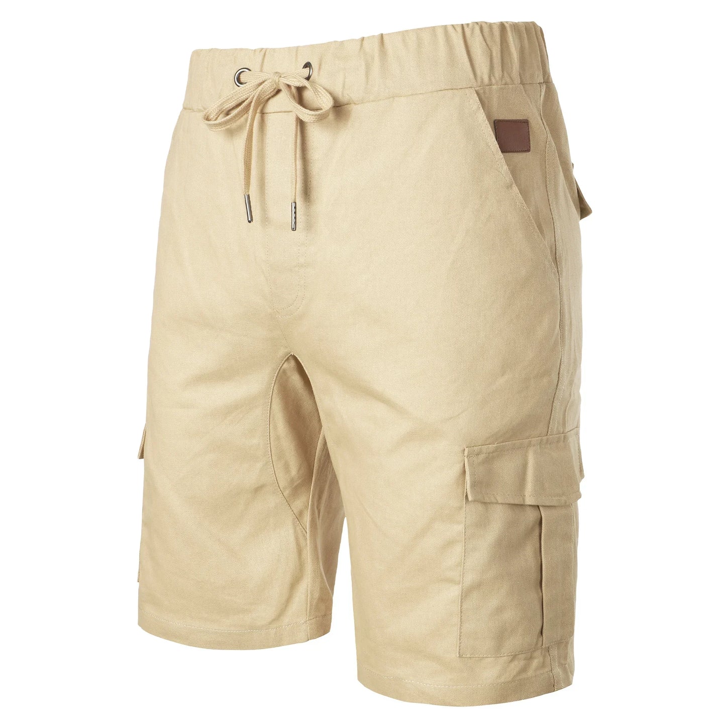 Mens Casual Travel Shorts Polyester Knit For Daily Wear