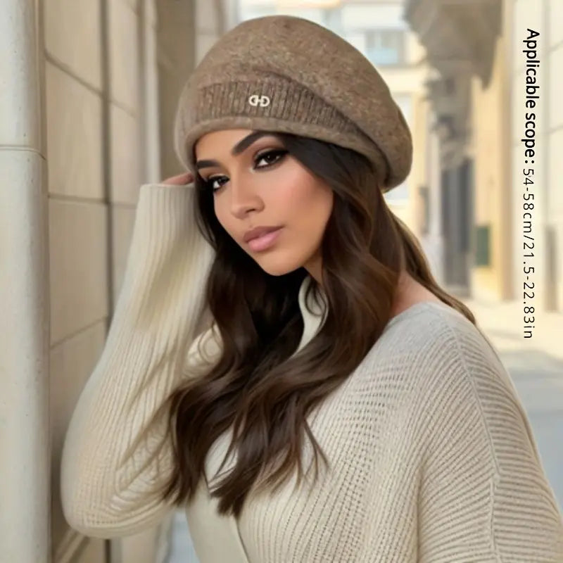 Winter Women's beret Winterproof Fall and winter all fashion warm foreign air ear-protection knitted woolen hat star Anise