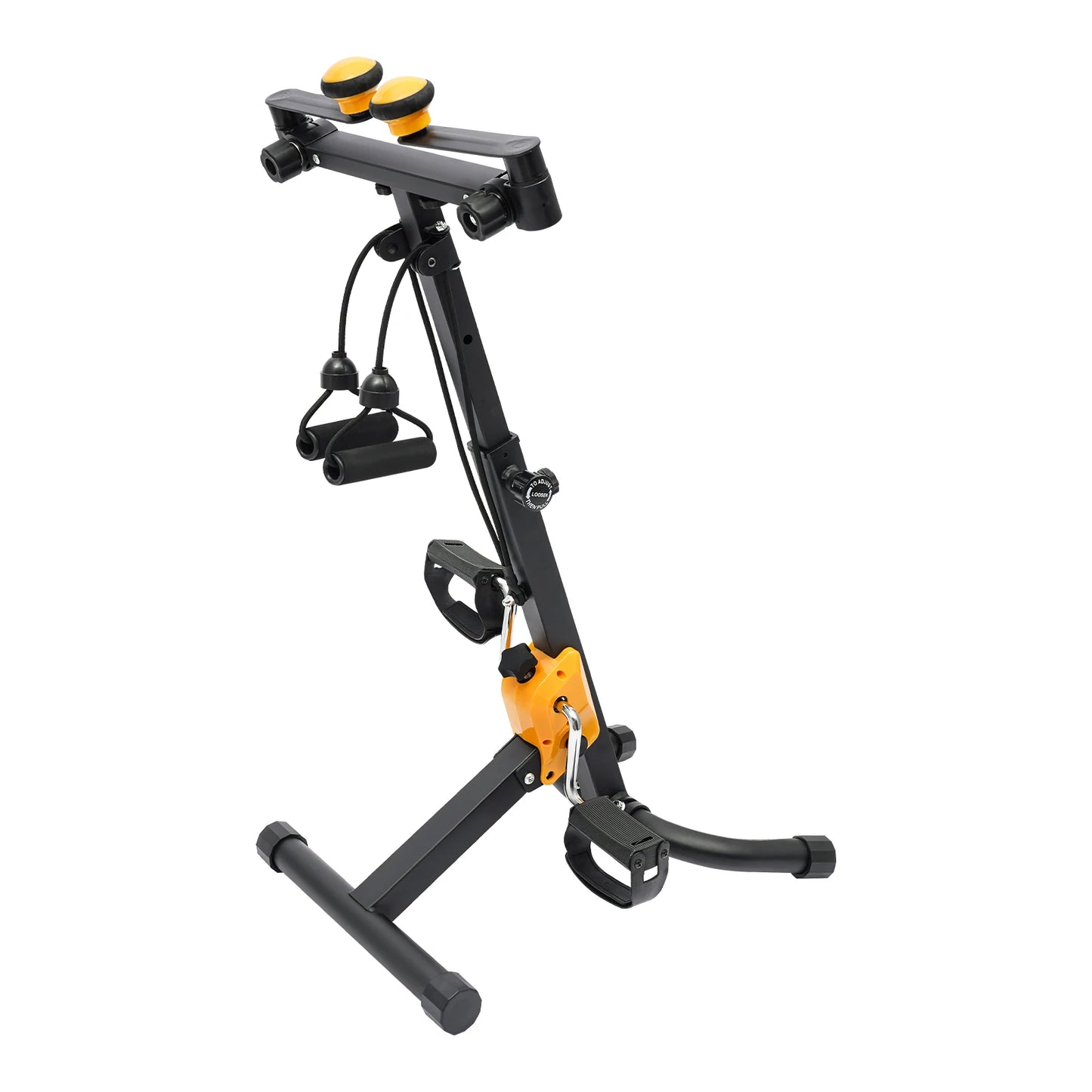 Indoor Mini Fitness Exercise Bike Treadmill Vertical Rehabilitation Bicycle Handrail Cycling Stepper Leg Pedal Trainer