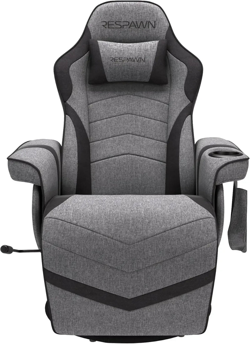 900 Gaming Recliner - Video Games Console Recliner Chair, Computer Recliner, Adjustable Leg Rest & Recline,Recliner, Gray Fabric