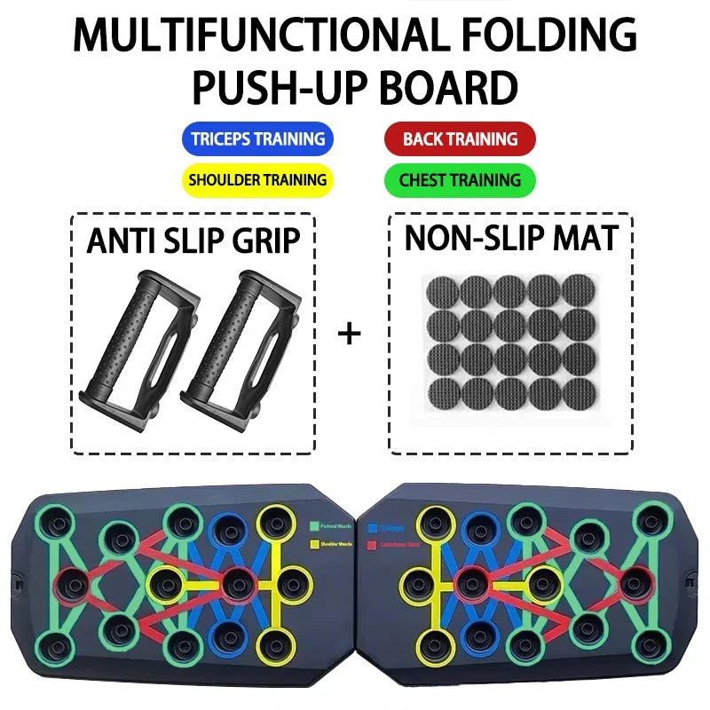 Portable Multifunctional Push-up Board Set for Fitness Training