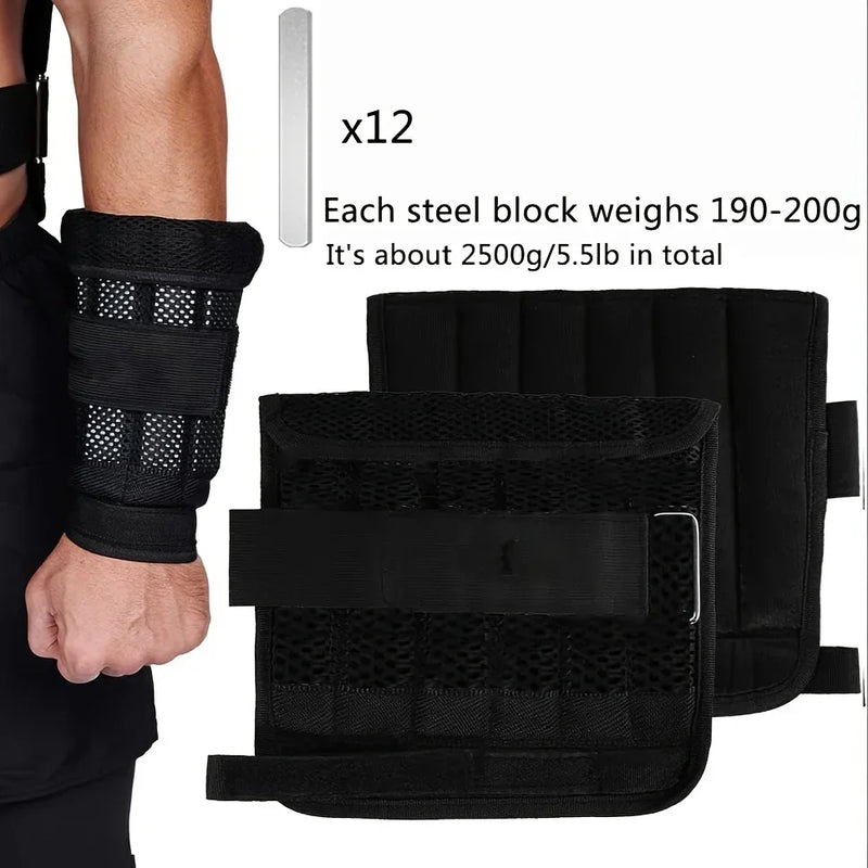 Adjustable Weight Vest and Ankle Weights for Fitness Training