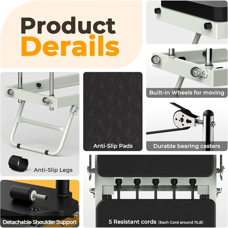 Pro 75 Inch Pilates Reformer Machine