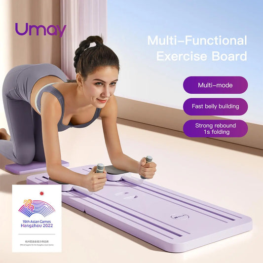 Umay Multifunctional Ab Exercise Board Home Pilates Reformer for Abdominal Core Strength Training enhances your workouts.